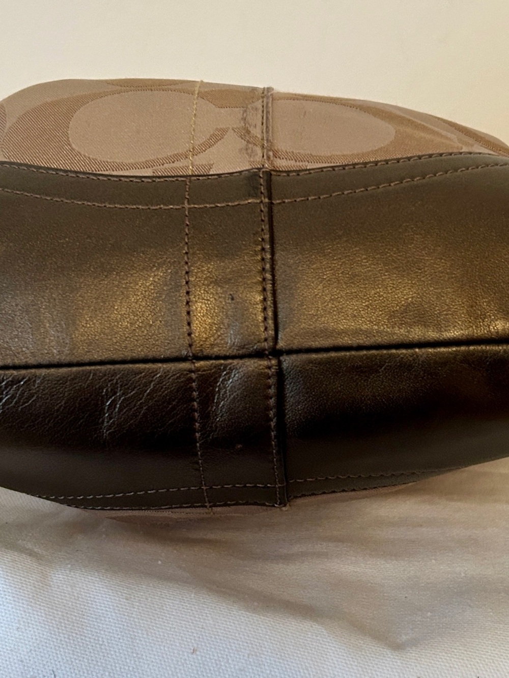Coach Signature Chain Duffel - Picture 7 of 9